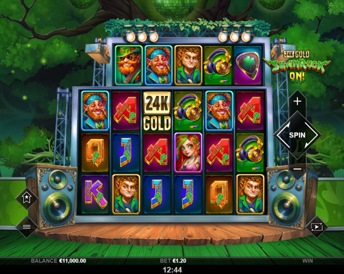 24k Gold Shamrock On!