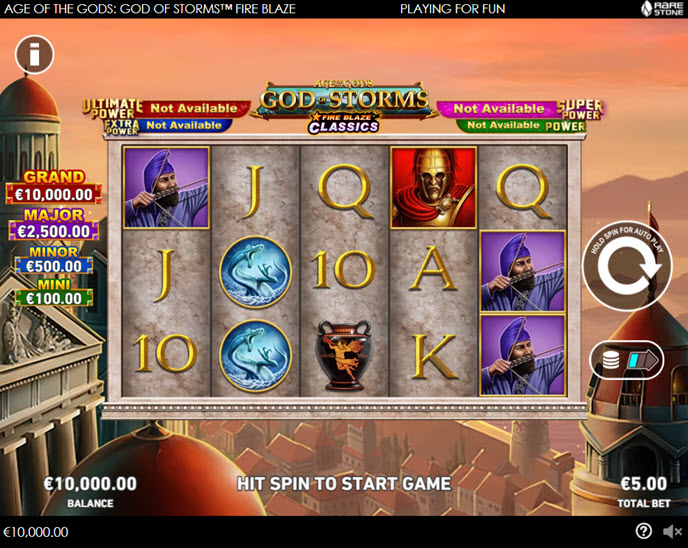 Age of the Gods: God of Storms Fire Blaze