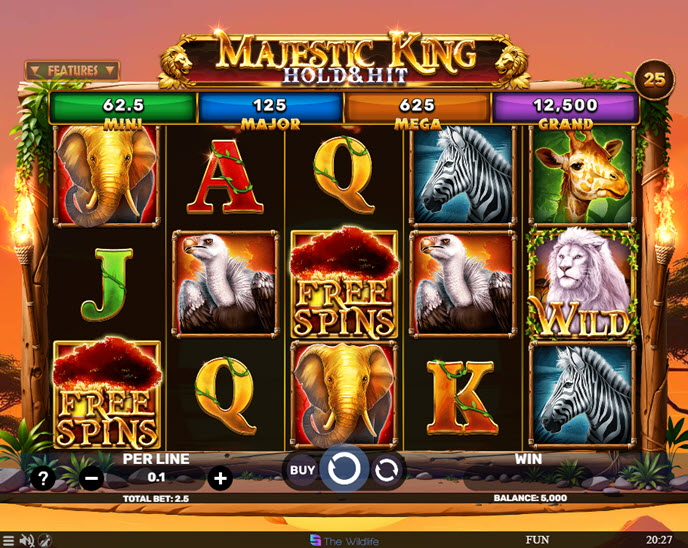 Majestic King - Hold & Hit