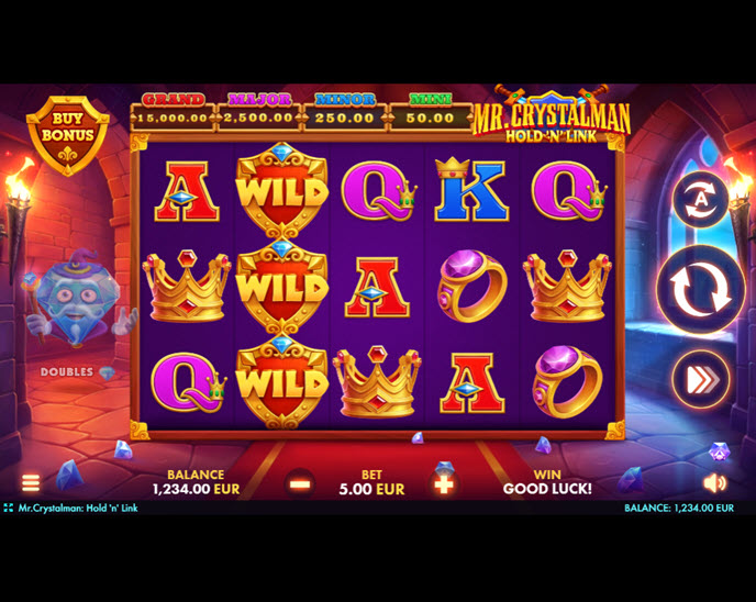 Mr. Crystalman: Hold 'N' Link
