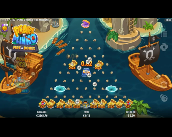 Pearl O’ Plinko Fire & Bones