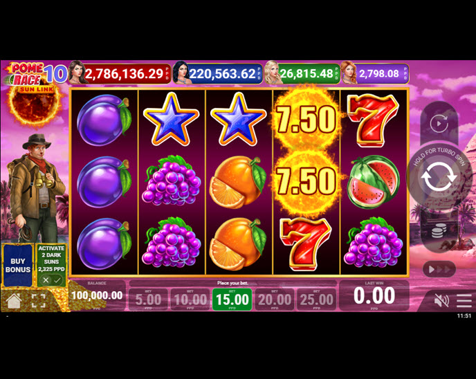 Pome Race 10 Sun Link