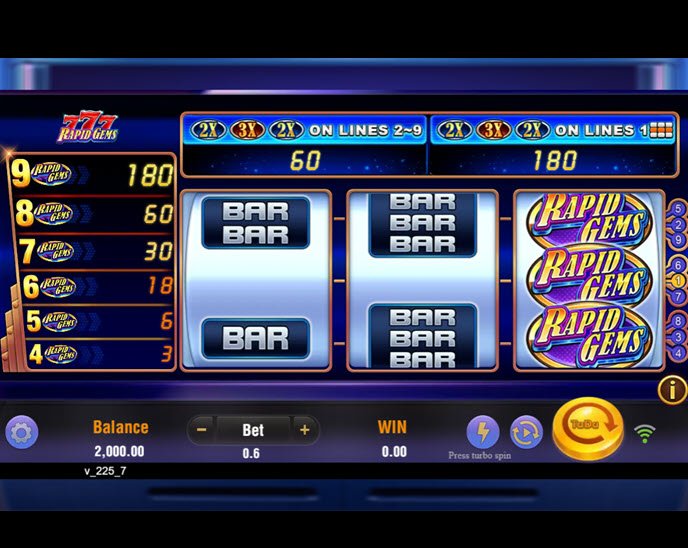 Rapid Gems 777 (TaDa Gaming)