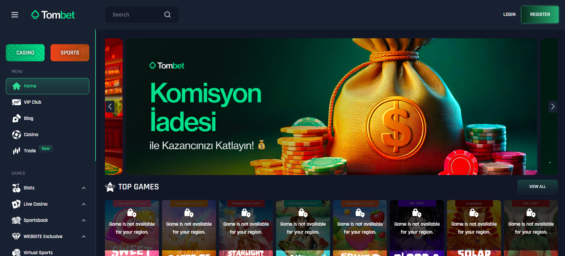 TomBet Casino