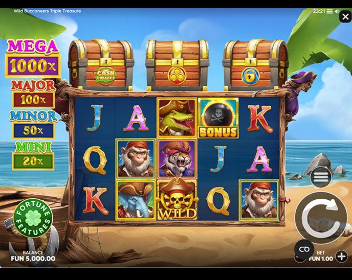 Wild Buccaneers Triple Treasure