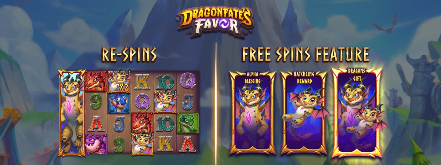 Фрыспіны слота Dragonfate’s Favor