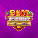 9 Hot Fruits Stick and Spin 3x3
