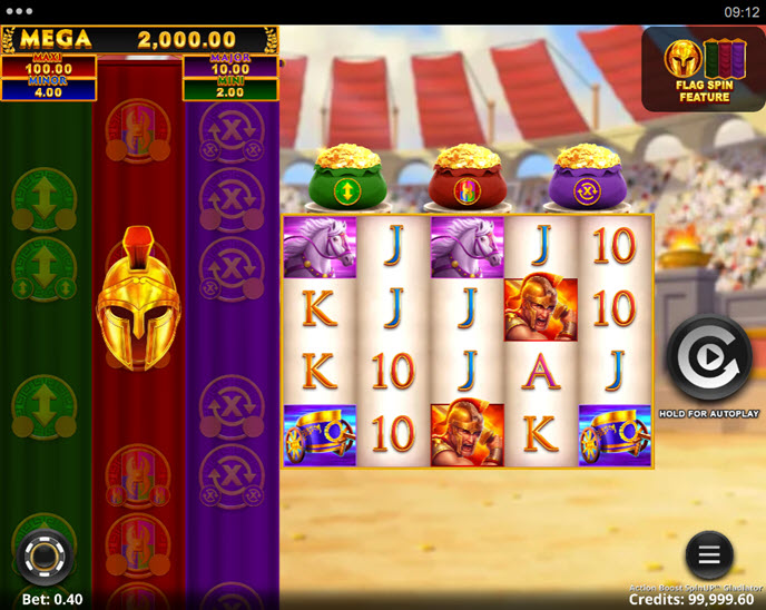 Action Boost SpinUP Gladiator