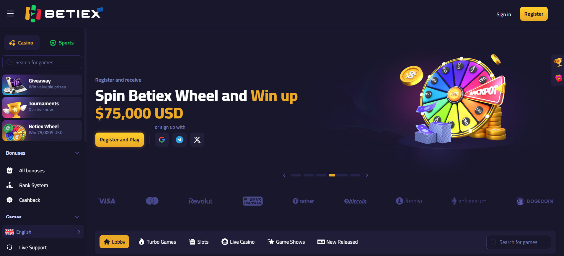 Betiex Casino