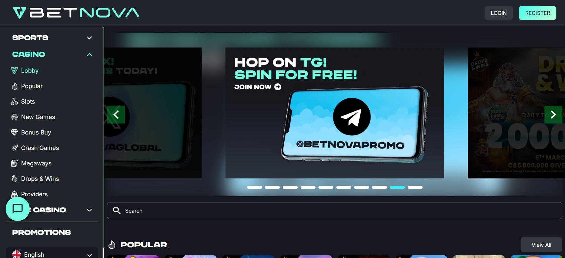 Betnova Casino