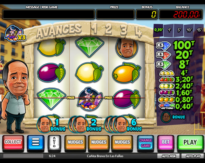 Cañita Brava en las Fallas