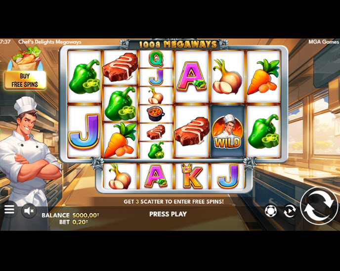 Chef's Delights Megaways