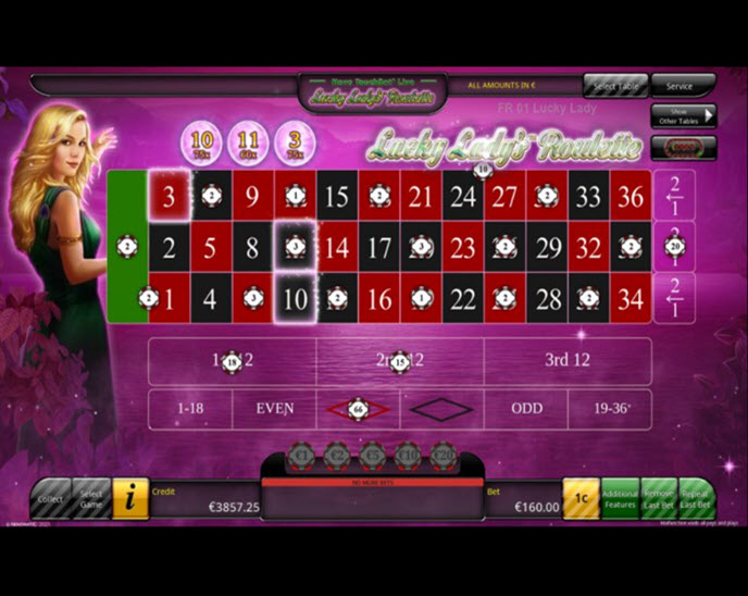 Lucky Lady's Roulette (Novomatic)
