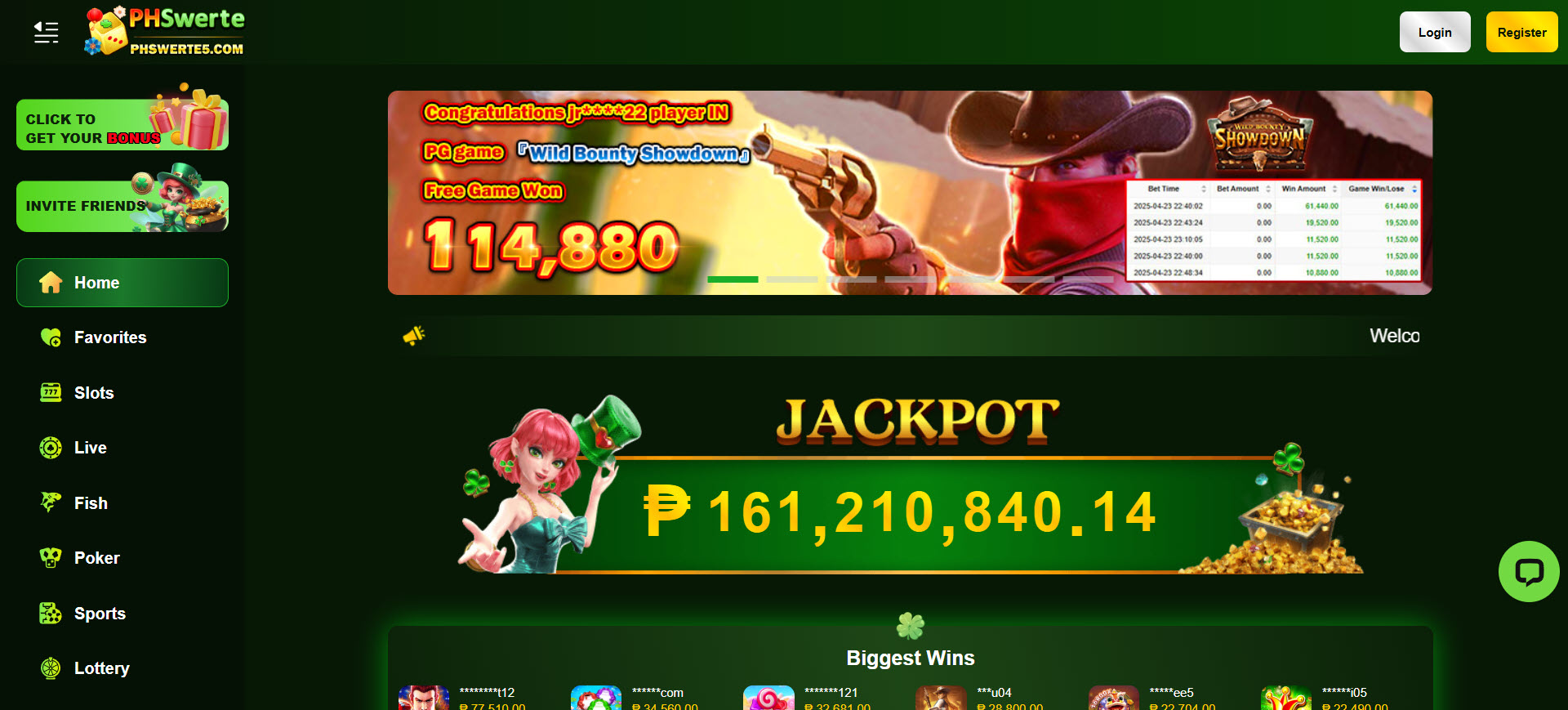 PHswerte Casino