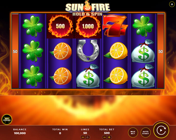 Sun Fire - Hold & Spin