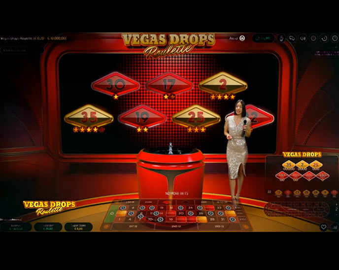 Vegas Drops Roulette