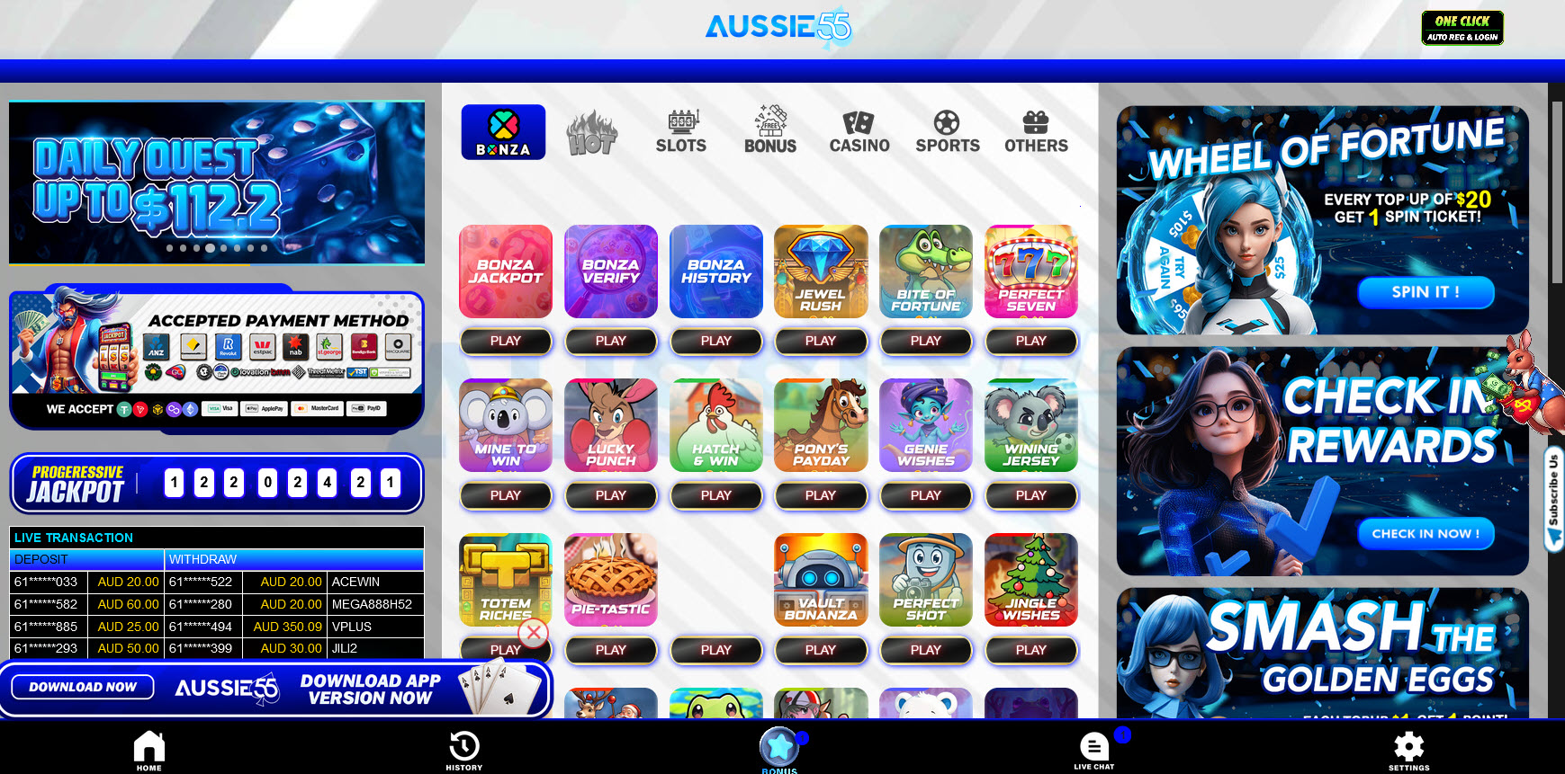 Aussie55 Casino
