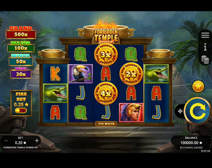 Forbidden Temple Power Hit