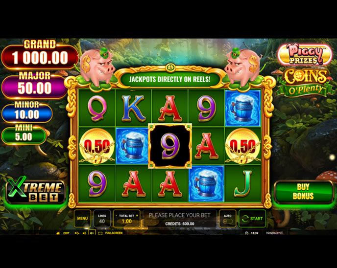 Piggy Prizes: Coins O' Plenty