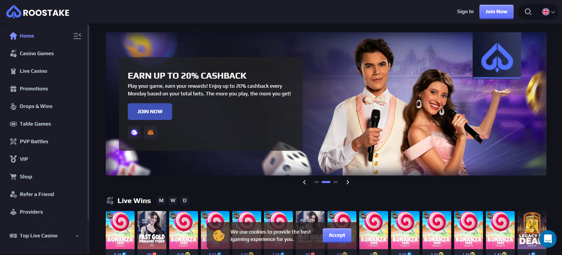 RooStake Casino