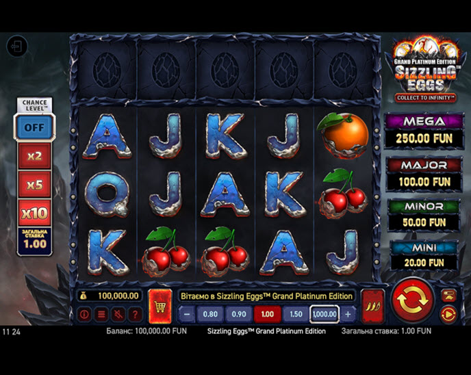 Sizzling Eggs Grand Platinum Edition