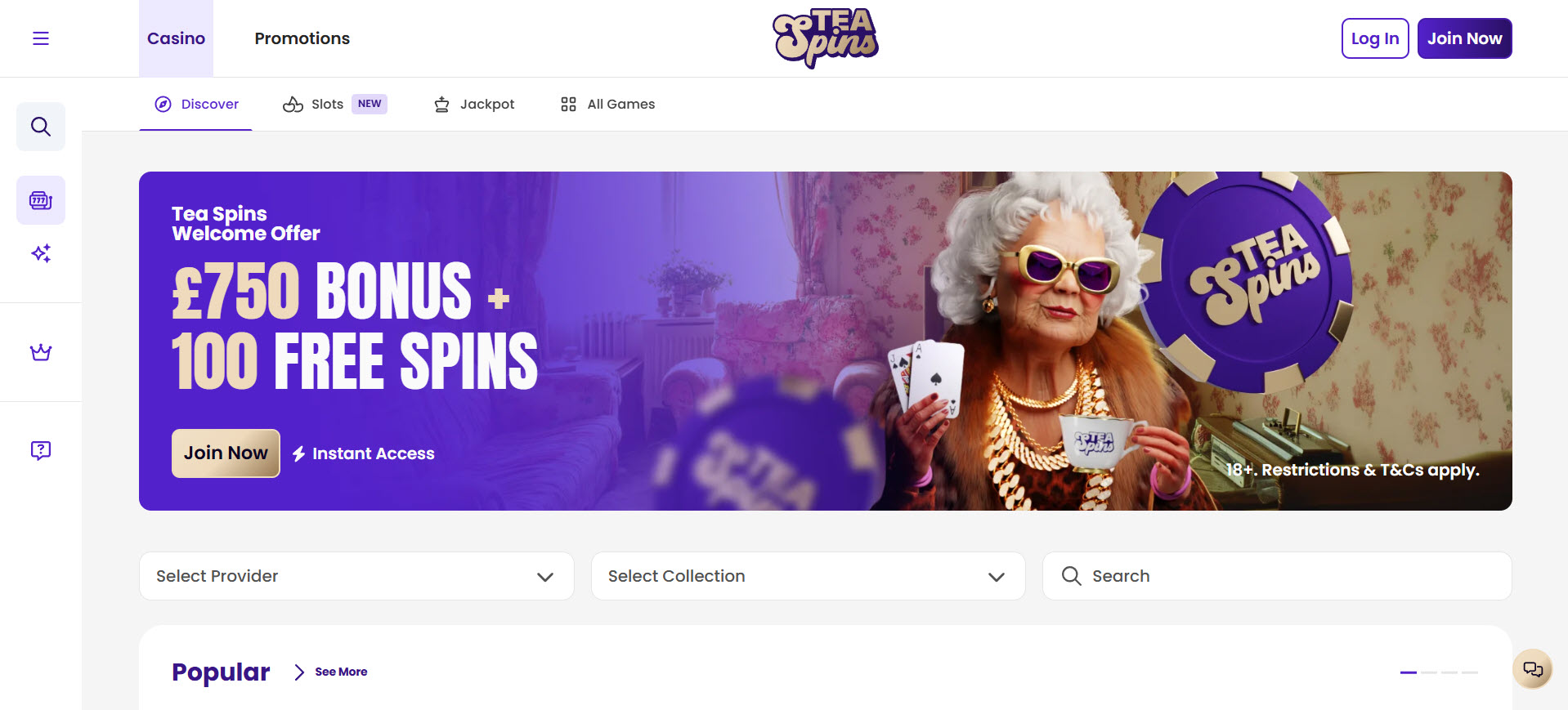 Tea Spins Casino