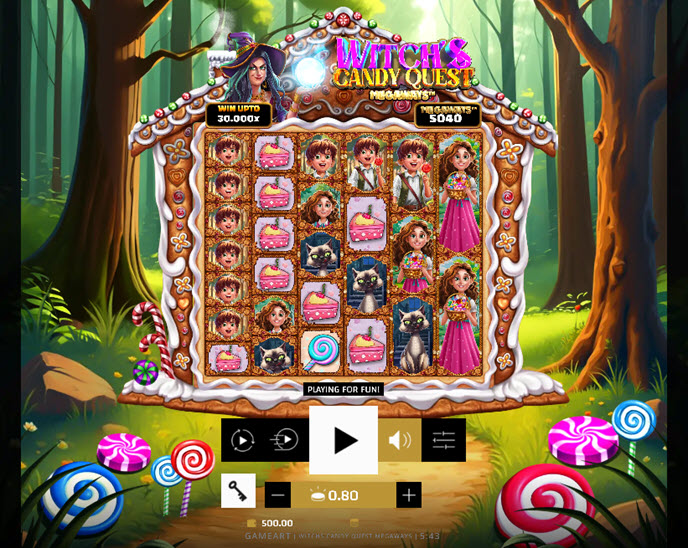 Witch's Candy Quest Megaways