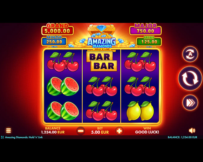 Amazing Diamonds: Hold ‘N’ Link
