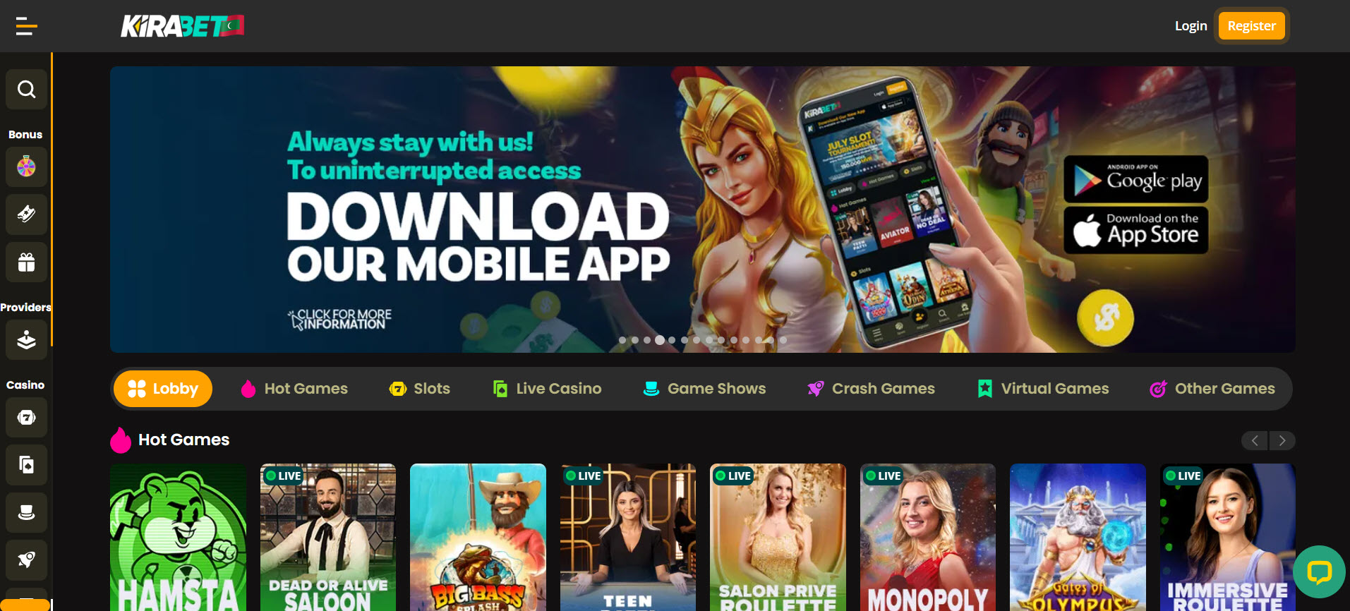 Kirabet Casino