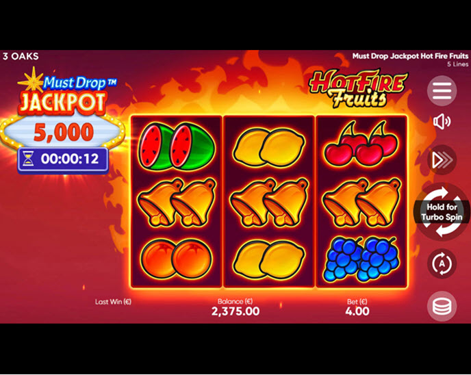 Must Drop Jackpot Hot Fire Fruits