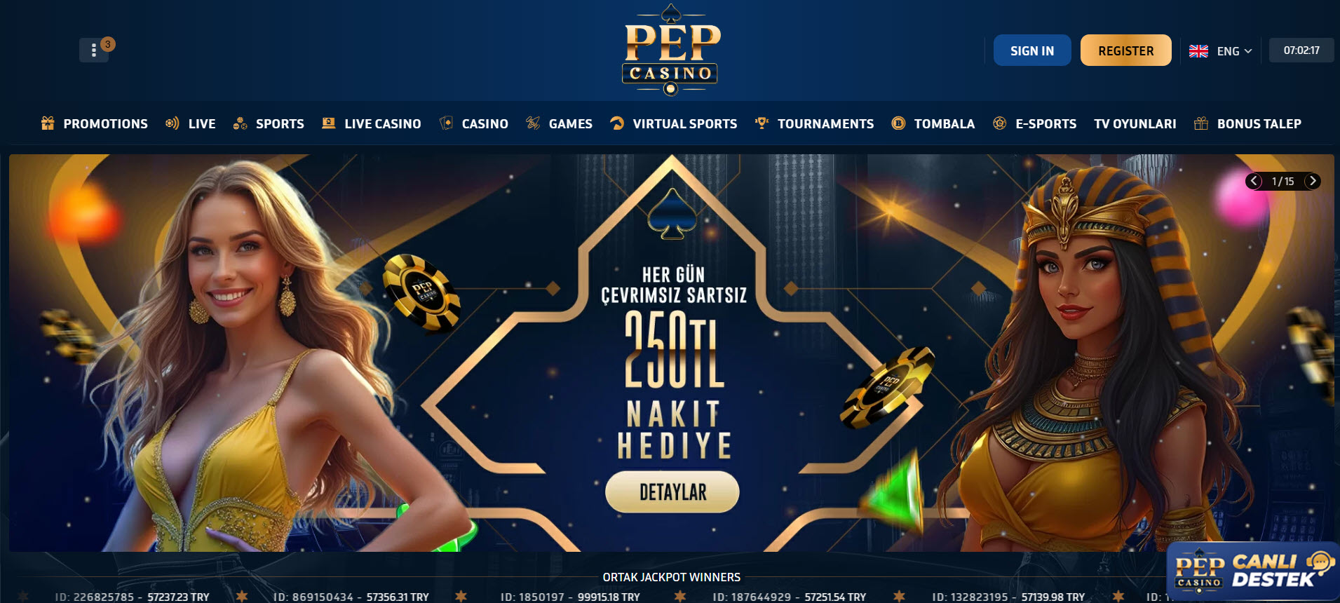 Pep Casino