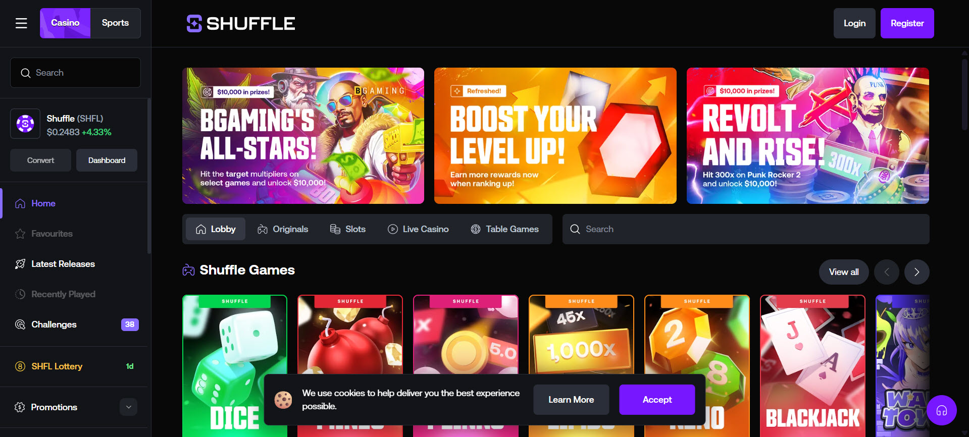 Shuffleau Casino