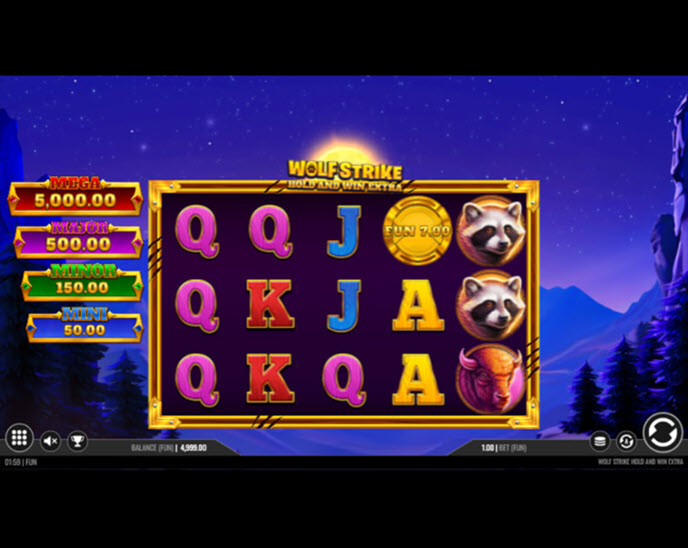 Wolf Strike Hold and Win Extra