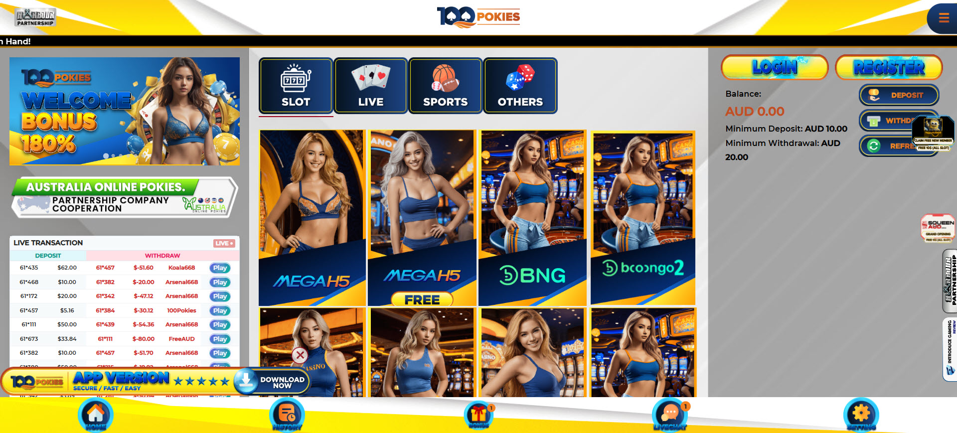 100Pokies Casino