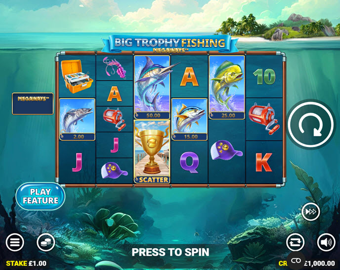 Big Trophy Fishing Megaways
