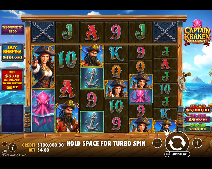 Captain Kraken Megaways