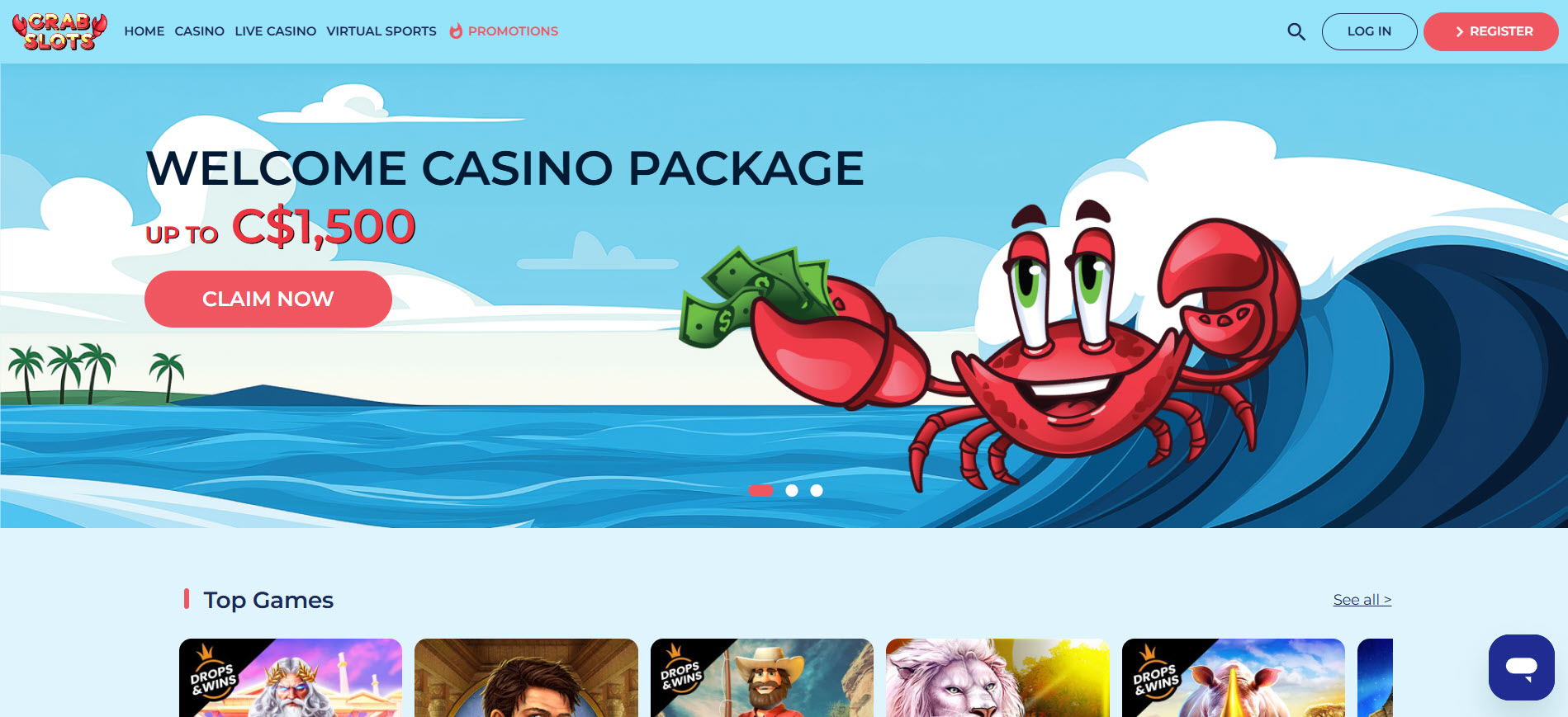 CrabSlots Casino