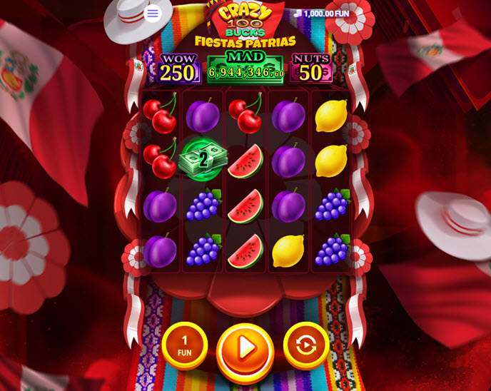 Crazy 100 Bucks Fiestas Patrias