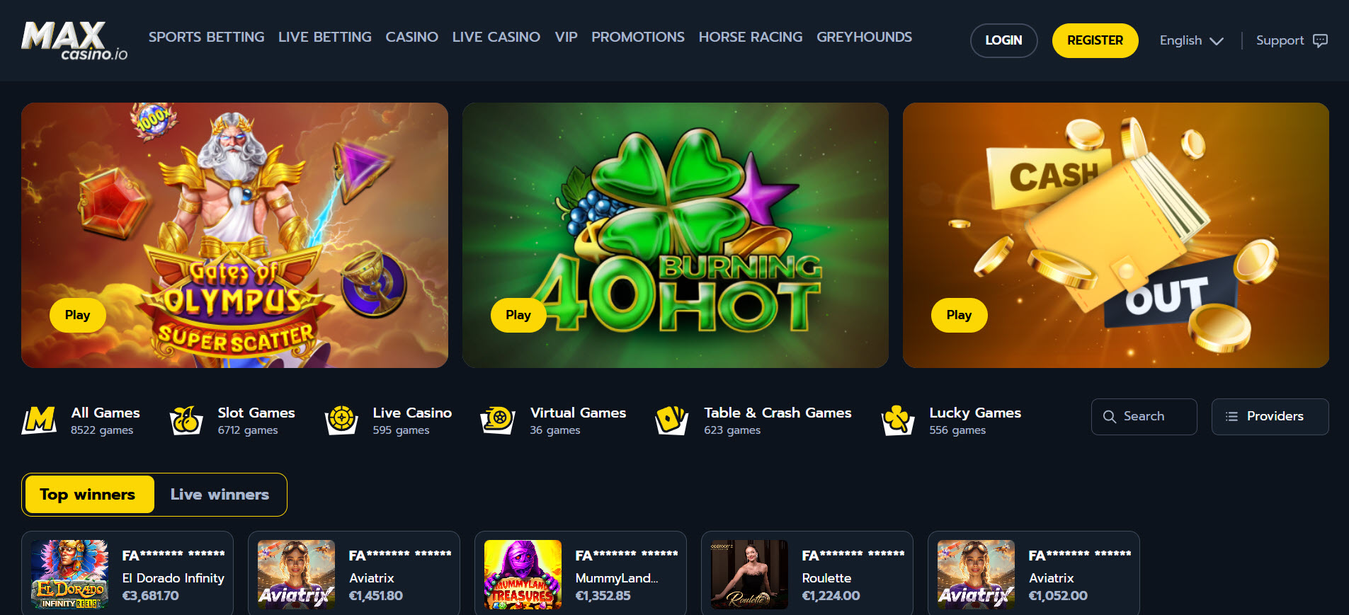 Max.io Casino