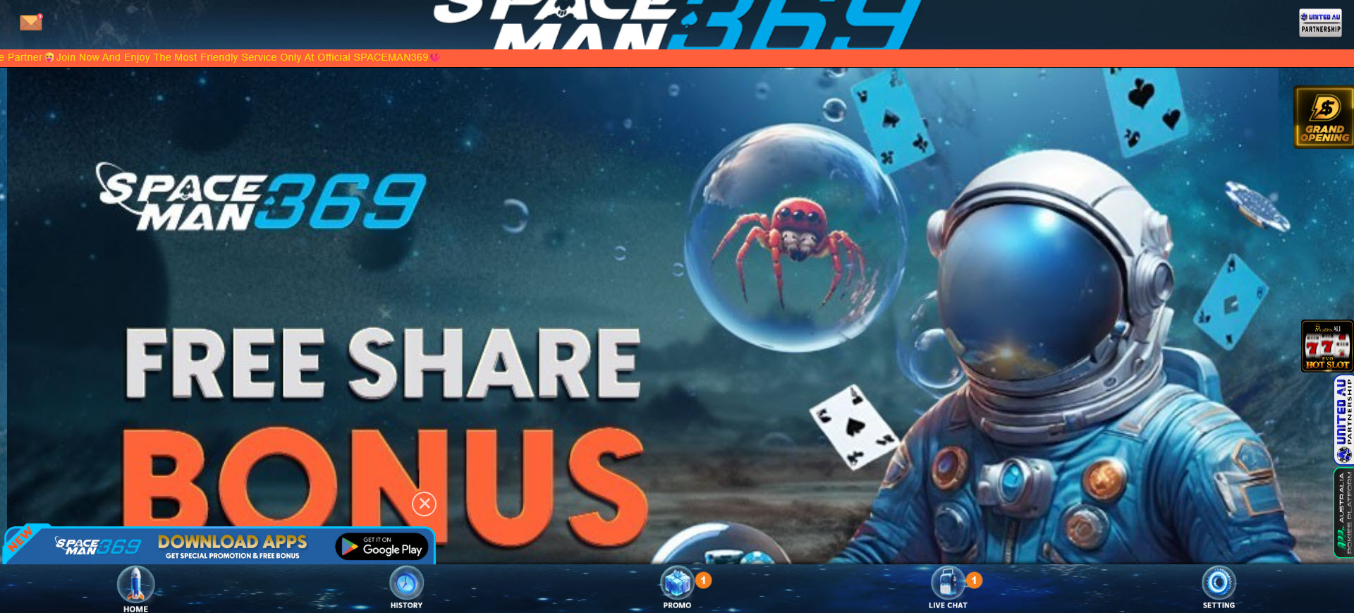 Spaceman369 Casino