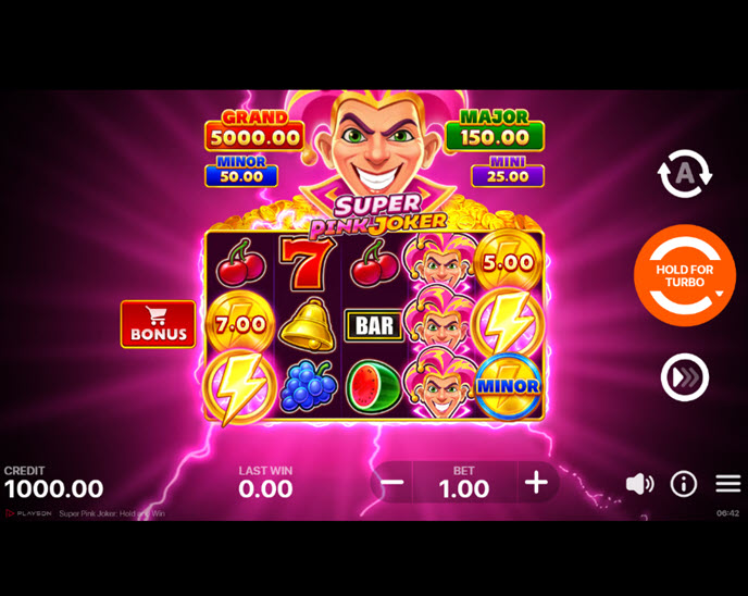 Super Pink Joker: Hold and Win