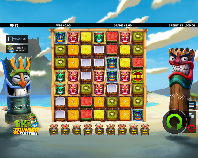 Tiki Runners Clusters