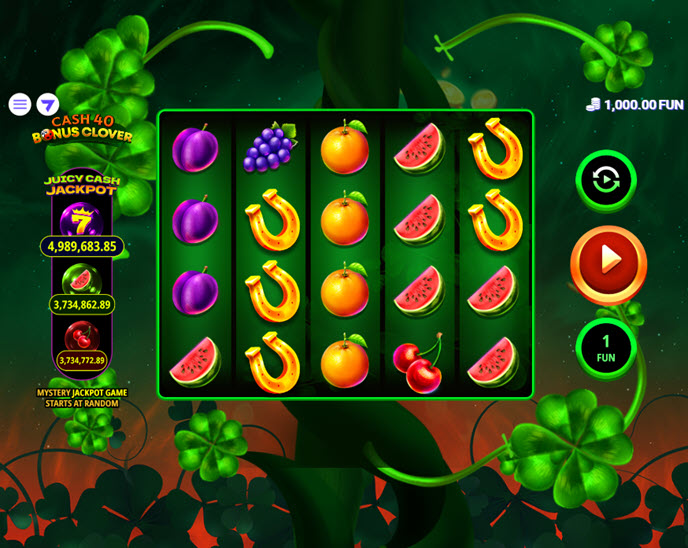 Сash 40 Bonus Clover