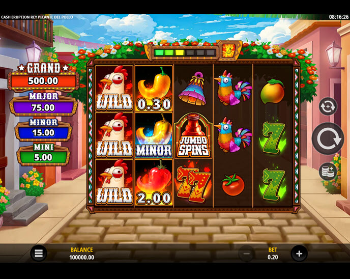 Cash Eruption Rey Picante Del Pollo