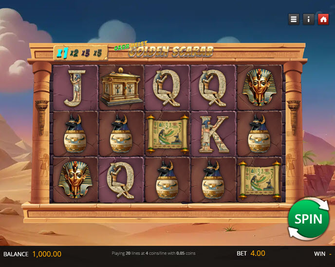 Cash Heist Golden Scarab