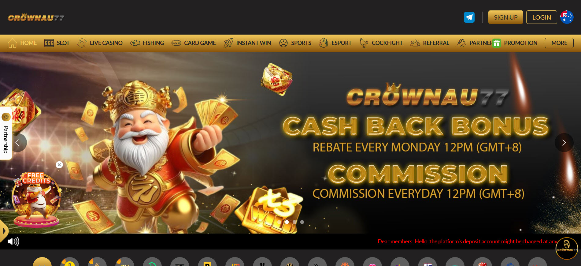 Crownau77 Casino