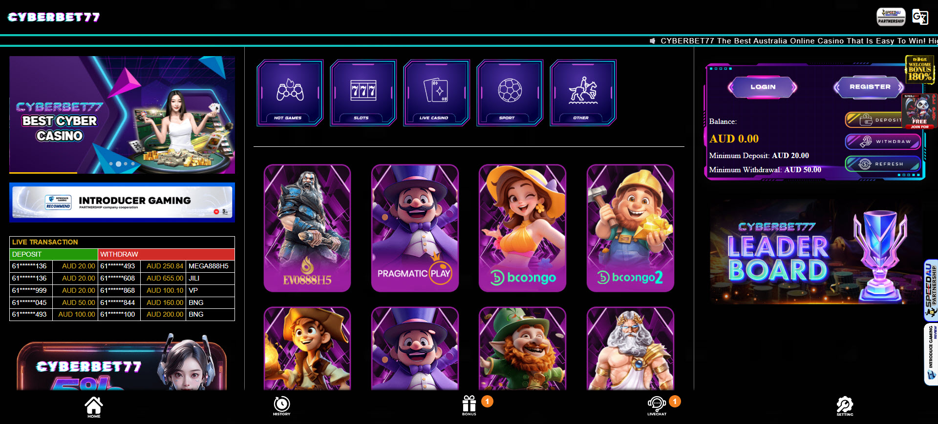 Cyberbet77 Casino