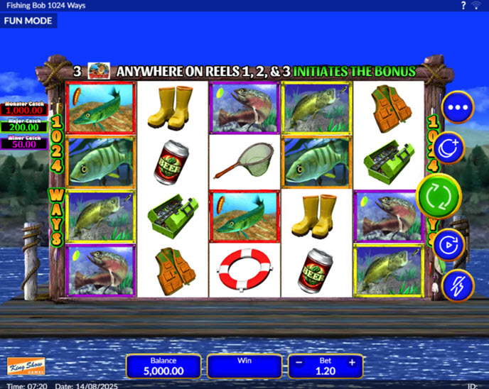 Fishing Bob 1024 Ways