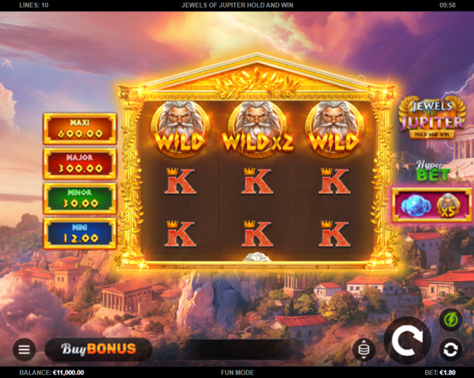 Jewels of Jupiter Hold and Win