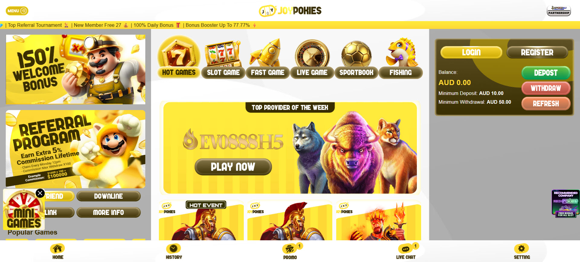 JoyPokies Casino